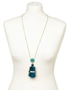 Christine Laure Accessoires*Pendentif vert saphir