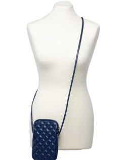 Christine Laure Maroquinerie|Accessoires*Pochette bandoulière bleu