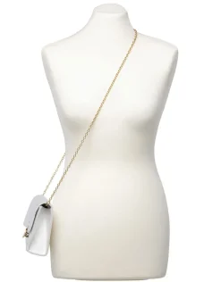 Christine Laure Maroquinerie|Accessoires*Pochette chic écru