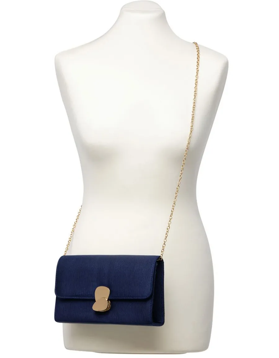 Christine Laure Maroquinerie|Accessoires*Pochette chic marine