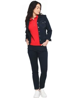 Christine Laure T-shirts|Hauts*Polo rouge coton