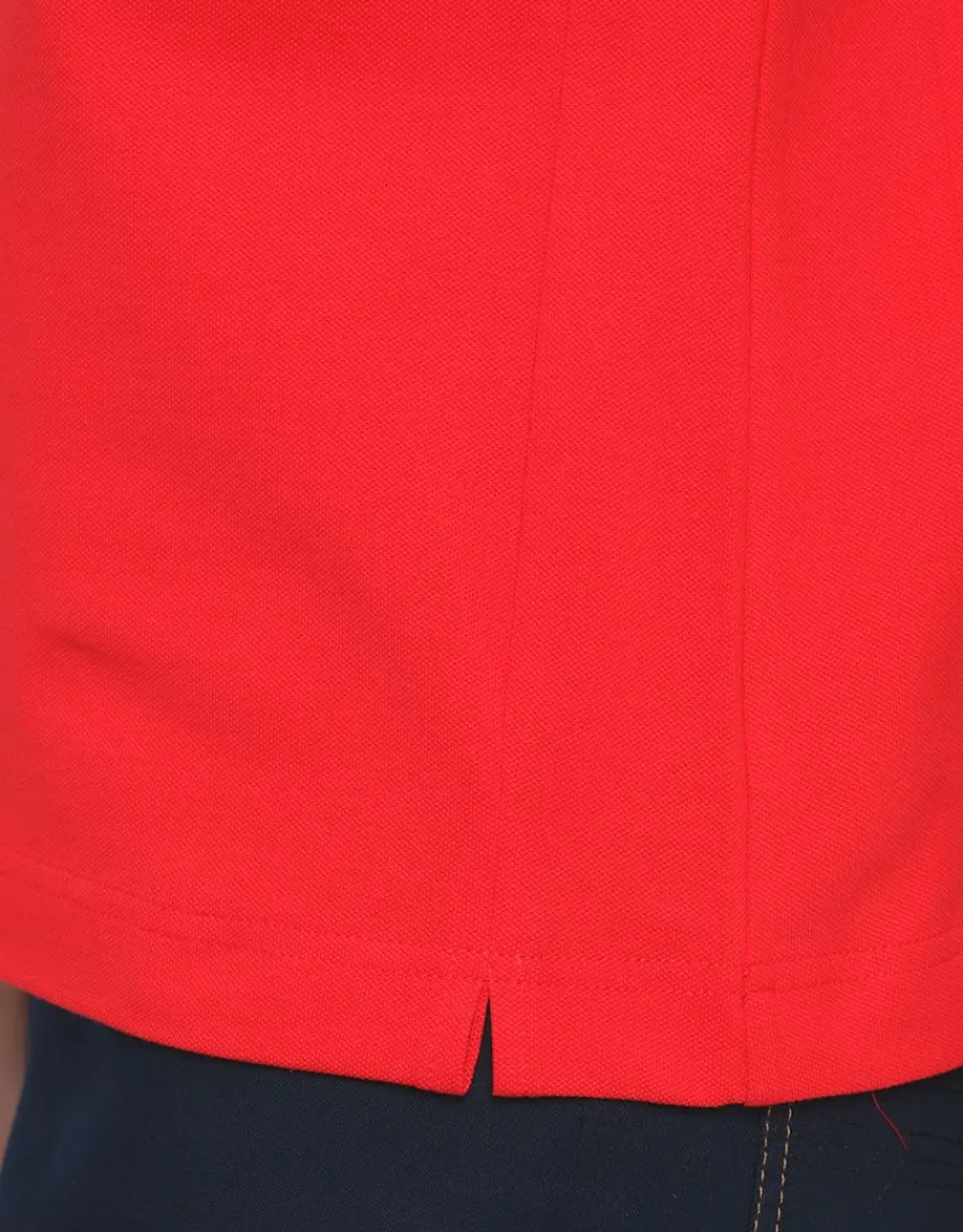 Christine Laure T-shirts|Hauts*Polo rouge coton