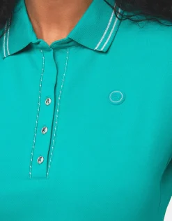 Christine Laure T-shirts|Hauts*Polo vert coton