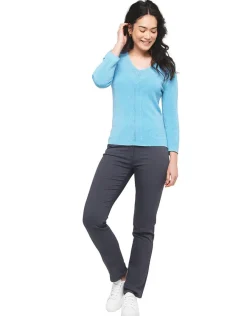 Christine Laure Pulls|Maille*Pull turquoise irisé