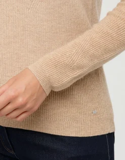 Christine Laure Pulls|Maille*Pull brun laine cachemire