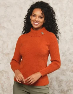 Christine Laure Pulls|Maille*Pull fantaisie col roulé