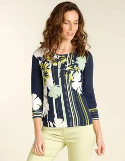 Christine Laure Pulls|Maille*Pull fin bleu marine