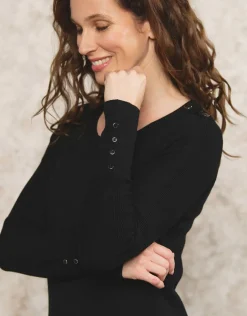 Christine Laure Pulls|Maille*Pull fin noir