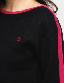 Christine Laure Pulls|Maille*Pull fuchsia milano