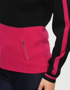 Christine Laure Pulls|Maille*Pull fuchsia milano