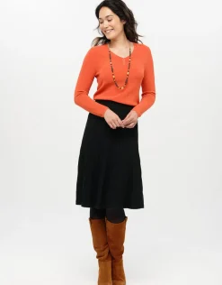 Christine Laure Pulls|Maille*Pull irisé orange