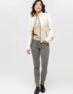 Christine Laure Pulls|Maille*Pull jacquard beige