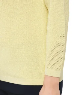 Christine Laure Maille|Pulls*Pull jaune irisé