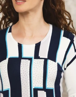 Christine Laure Pulls|Maille*Pull long maille blanc