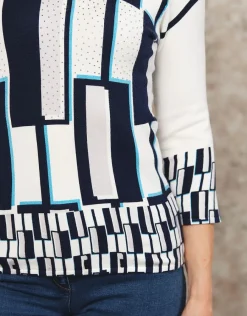 Christine Laure Pulls|Maille*Pull long maille blanc