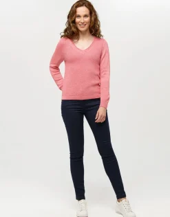 Christine Laure Pulls|Maille*Pull maille corail irisé