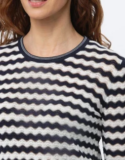 Christine Laure Pulls|Maille*Pull marinière fantaisie