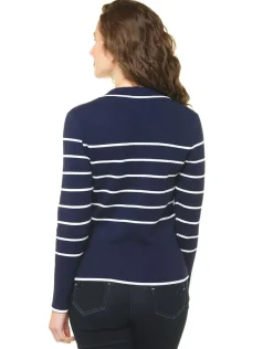 Christine Laure Pulls|Maille*Pull marinière marine