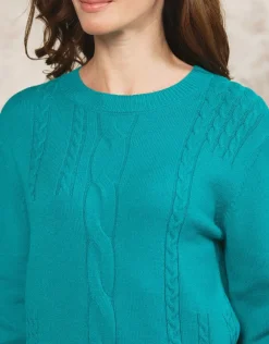 Christine Laure Pulls|Maille*Pull moelleux vert