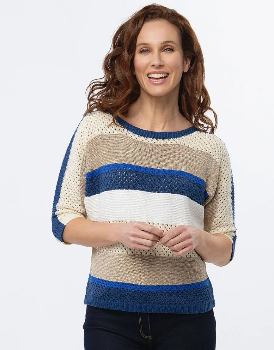 Christine Laure Pulls|Maille*Pull multicolore