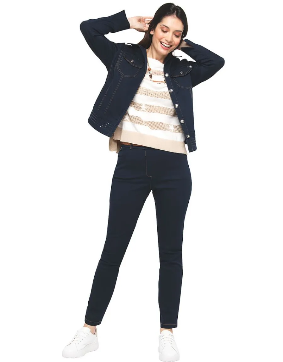 Christine Laure Pulls|Maille*Pull rayé beige écru