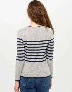 Christine Laure Pulls|Maille*Pull rayé laine cachemire