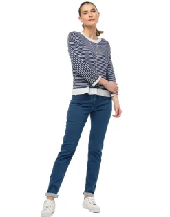 Christine Laure Pulls|Maille*Pull rayures marine