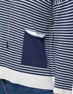 Christine Laure Pulls|Maille*Pull rayures marine