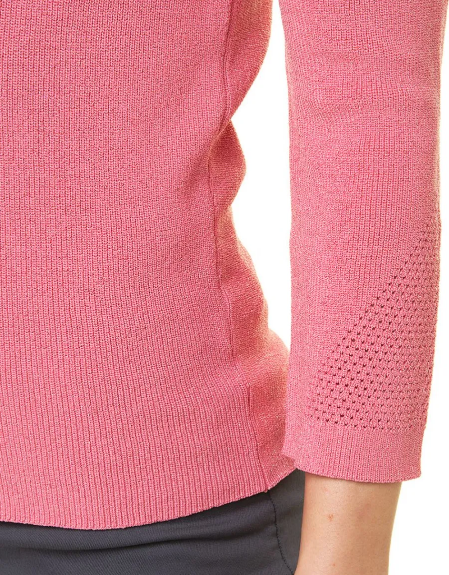 Christine Laure Pulls|Maille*Pull rose irisé