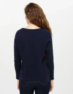 Christine Laure Pulls|Maille*Pull tricolore ample