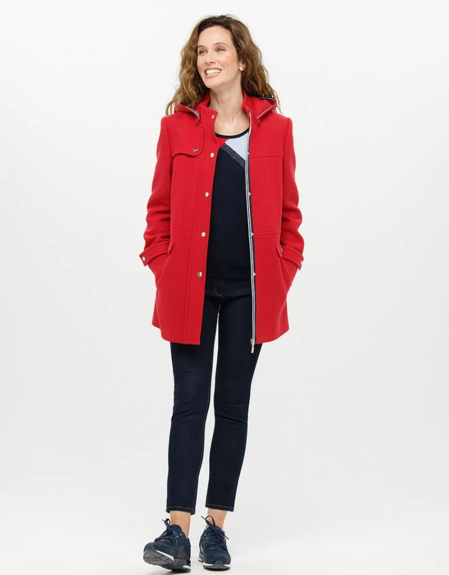 Christine Laure Pulls|Maille*Pull tricolore ample