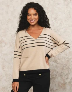 Christine Laure Pulls|Maille*Pull V laine et cachemire