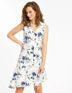 Christine Laure Robes|Robes & Jupes*Robe blanche asymétrique