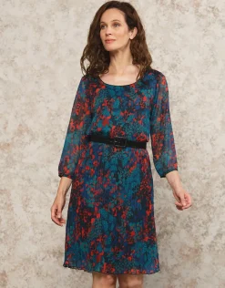 Christine Laure Robes|Robes & Jupes*Robe bleu chic