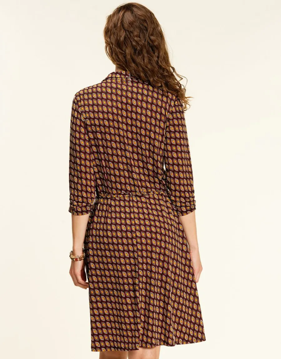 Christine Laure Robes|Robes & Jupes*Robe bordeaux doré