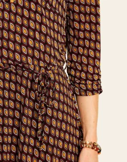 Christine Laure Robes|Robes & Jupes*Robe bordeaux doré