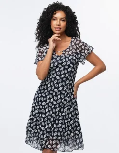 Christine Laure Robes|Robes & Jupes*Robe chic dentelle marine