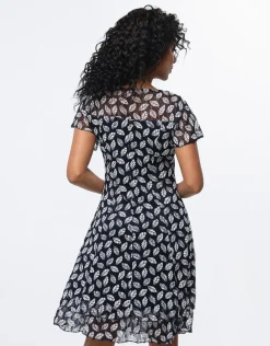 Christine Laure Robes|Robes & Jupes*Robe chic dentelle marine