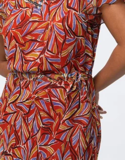 Christine Laure Robes|Robes & Jupes*Robe chic imprimé rouge