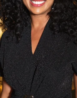 Christine Laure Robes|Robes & Jupes*Robe chic noir argent