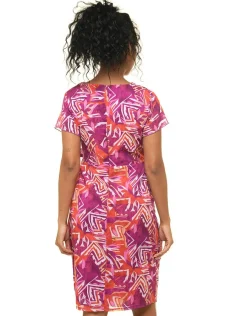 Christine Laure Robes|Robes & Jupes*Robe chic violet coton