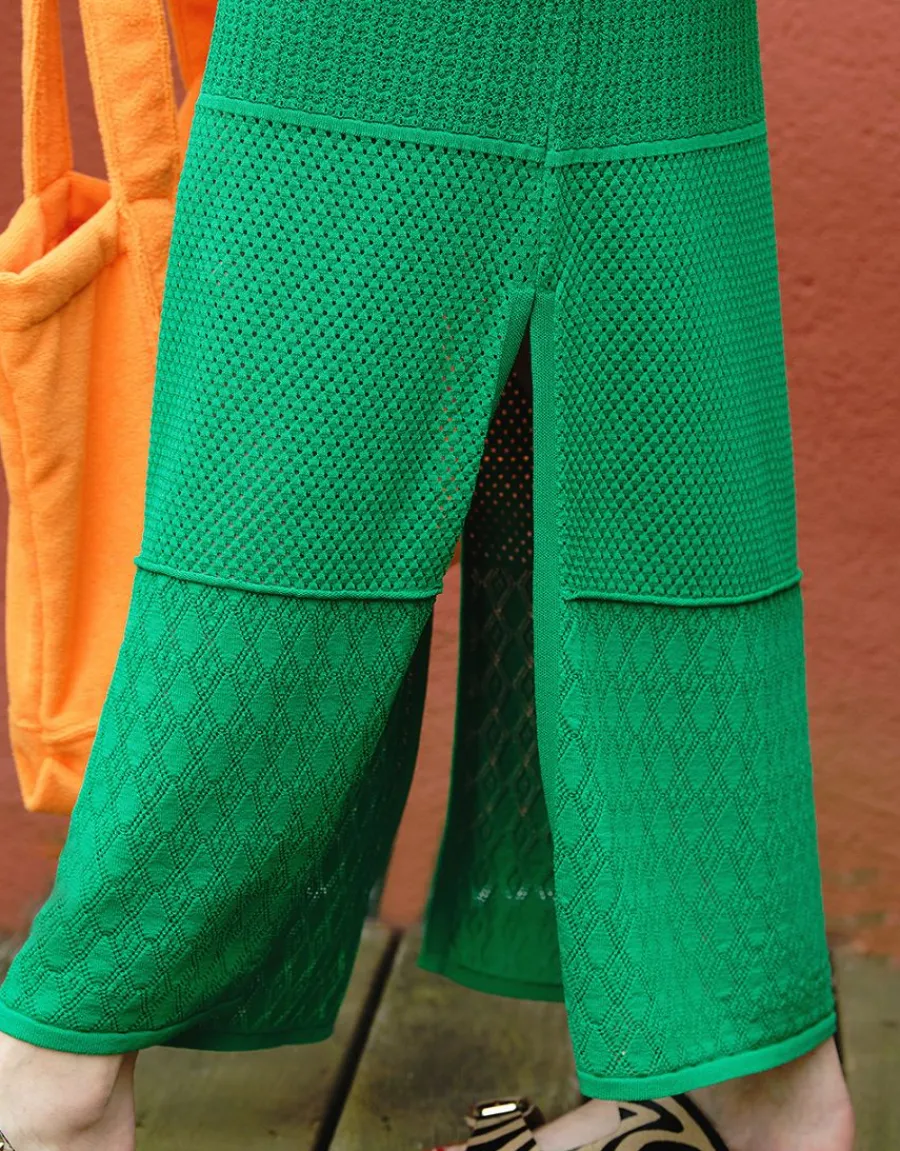 Christine Laure Robes|Robes & Jupes*Robe crochet vert