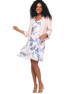 Christine Laure Robes|Robes & Jupes*Robe dentelle blanc bleu