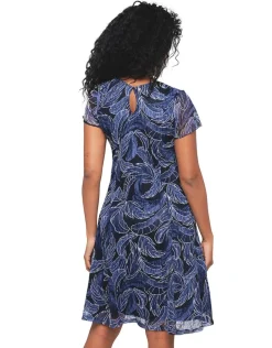 Christine Laure Robes|Robes & Jupes*Robe dentelle bleue