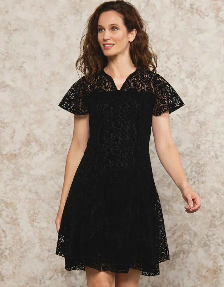 Christine Laure Robes|Robes & Jupes*Robe dentelle noire