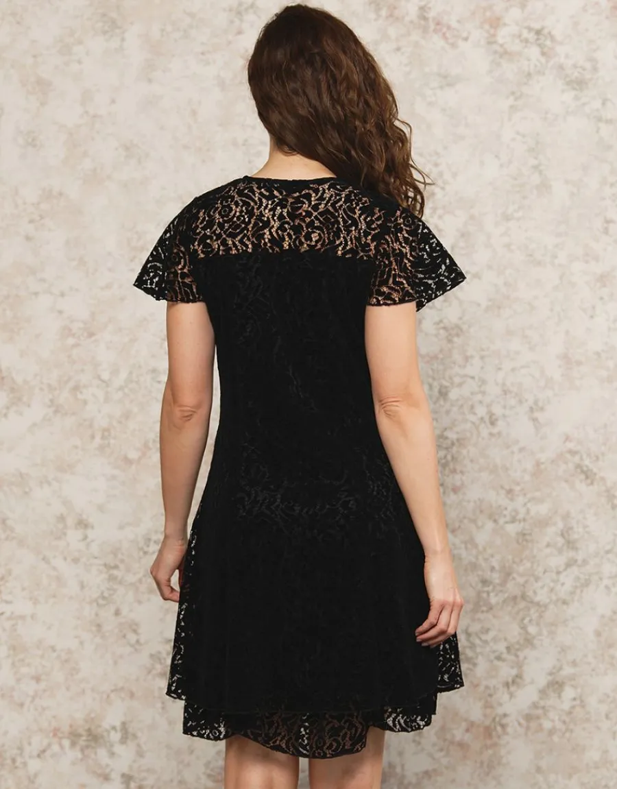 Christine Laure Robes|Robes & Jupes*Robe dentelle noire