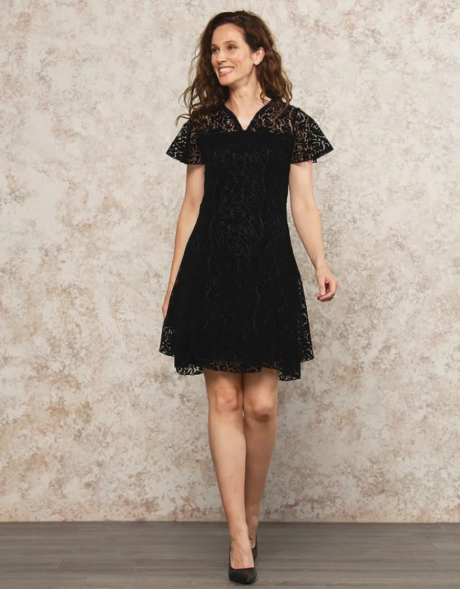 Christine Laure Robes|Robes & Jupes*Robe dentelle noire