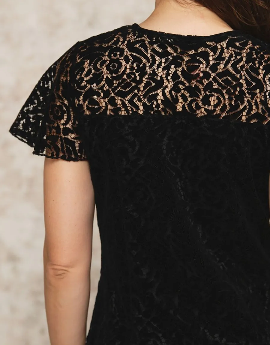 Christine Laure Robes|Robes & Jupes*Robe dentelle noire