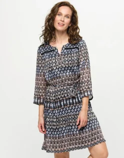 Christine Laure Robes|Robes & Jupes*Robe droite imprimée