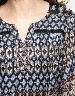 Christine Laure Robes|Robes & Jupes*Robe droite imprimée